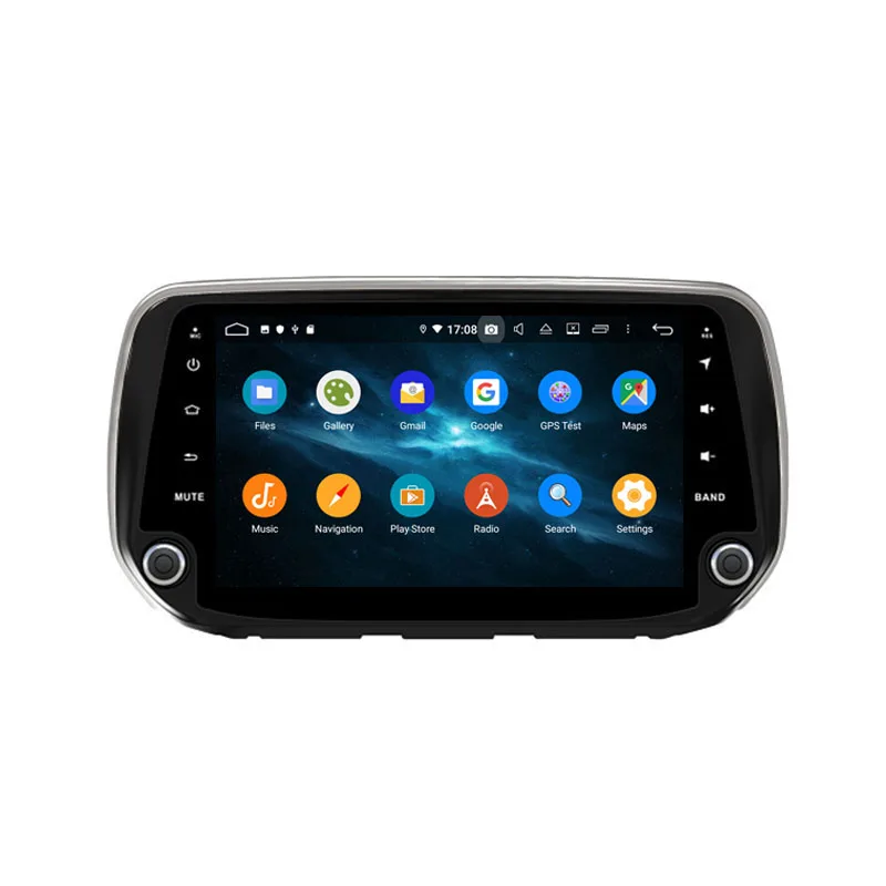 Встроенная память 64G Android 9 0 для hyundai IX45/Santa Fe 2018 Octa Core PX5 Автомобильный