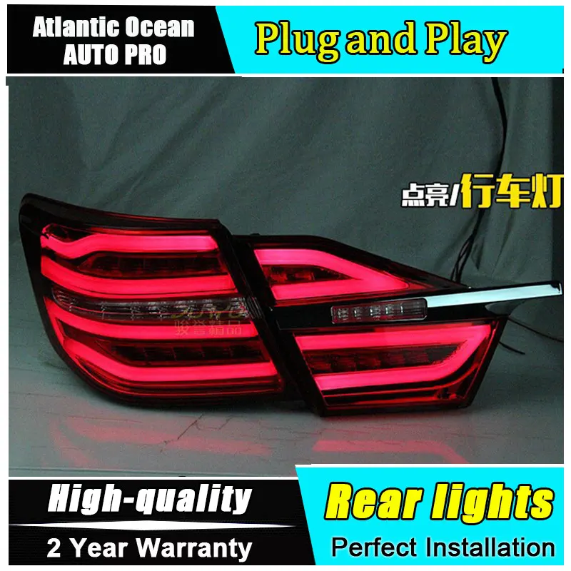 

For Toyota Camry 2015 2016 2017 LED taillights car styling led trunk Fog lamp parking light for Toyota Camry rear lights