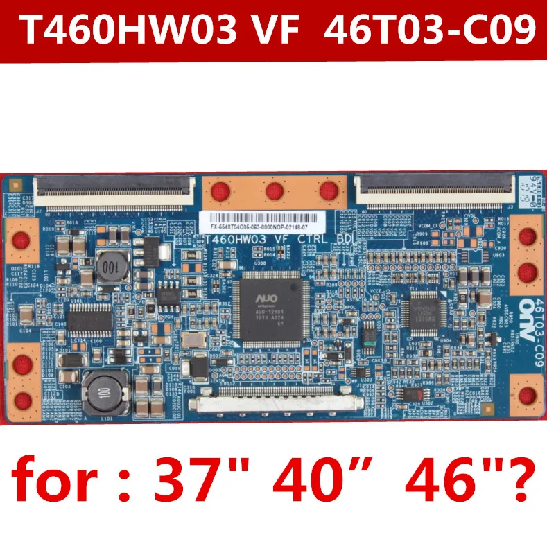 Бесплатная доставка оригинальная логическая плата T COM T460HW03 VF 46T03 C09 для 37 дюймов 40
