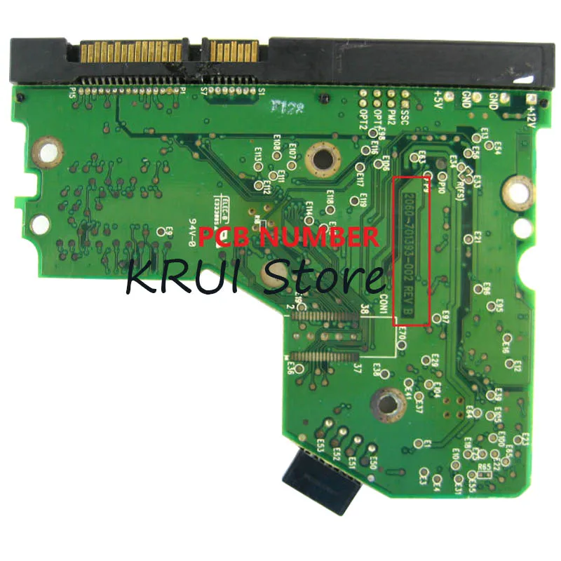 Бесплатная доставка HDD PCB/плата логической платы номер: 2060 701393 002 REV B 2061 400|Печатные