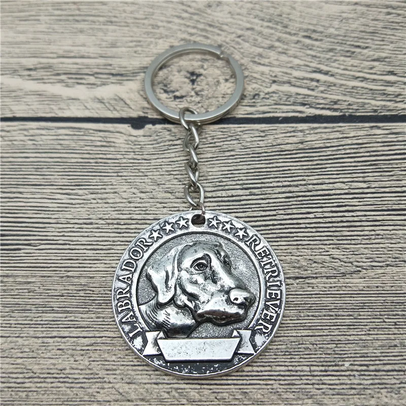 Новые трендовые Ретро брелки-ретривер для Лабрадора модные ювелирные изделия