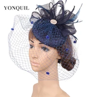 sinamay wedding hair fascinators veils party hats elegant ladies race tea headwear liene accessories derby fedora hats syf467