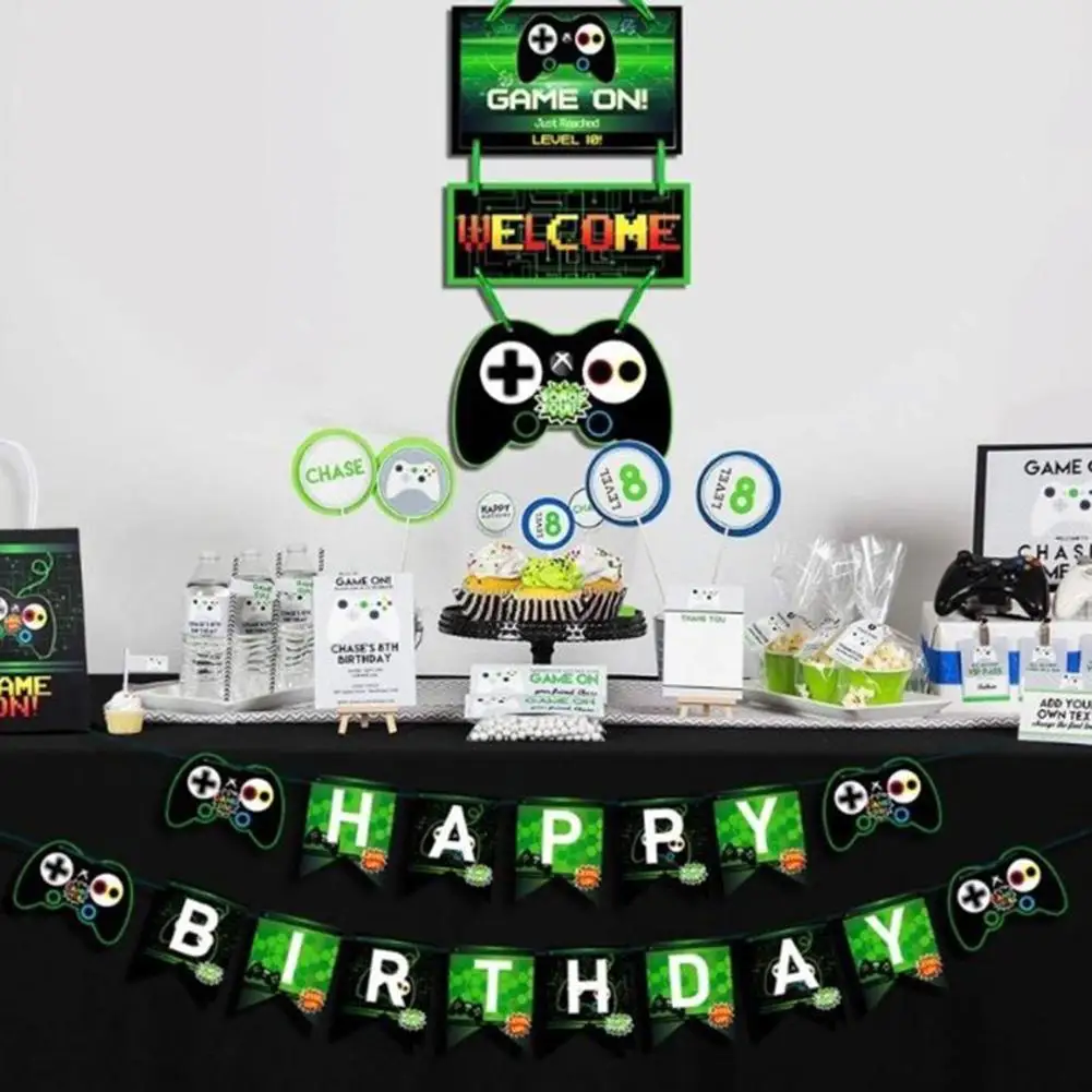 Вечерние аксессуары для игры украшения день рождения баннер с надписью визитная