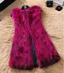 Жилет из натурального меха енота натуральный женский жилет на заказ большой