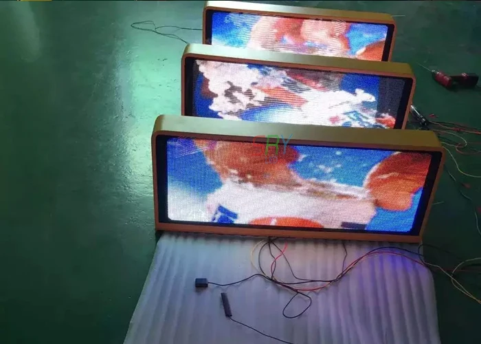 Новый продукт 3G контроллер такси топ светодиодный дисплей знак P5 двухсторонний