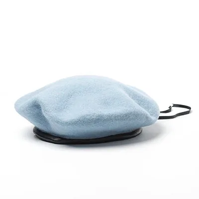 sky blue beret JOEJERRY, плоская кепка, шерстяной берет, военный женский берет, зимний, французский стиль, шапка, черный кожаный берет, Детективная шапка - Цвет: sky blue beret