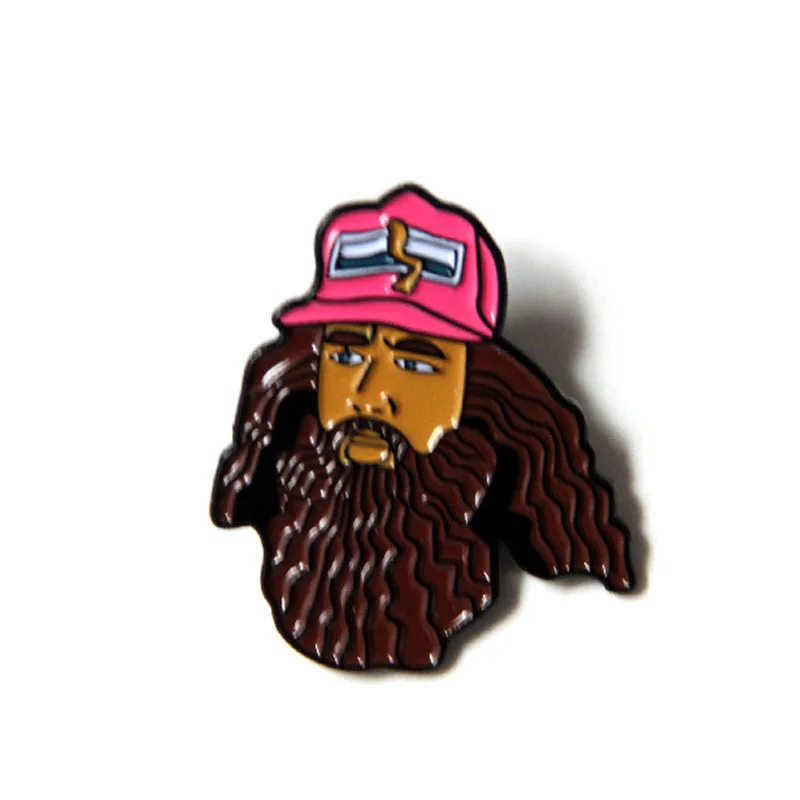 Металлическая брошь в виде фильма Форрест Гамп эмаль булавка для рюкзака сумки