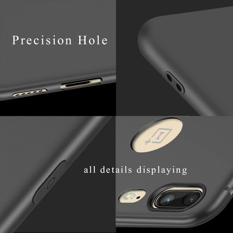 Jderv мягкий чехол для Oneplus 5 т силиконовый Slim тонкой Вернуться телефон чехлы One Plus
