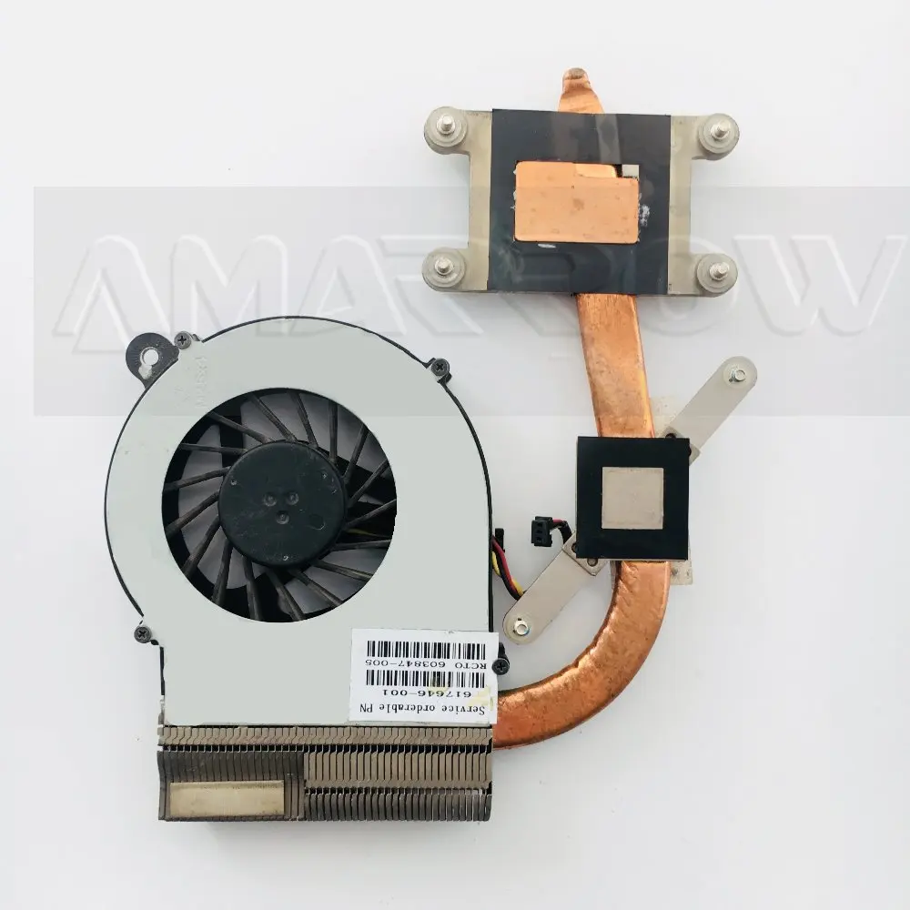 Оригинальный радиатор и вентилятор для hp CQ42 G42 CQ62 595833-001 617646-001 603847-001 независимый