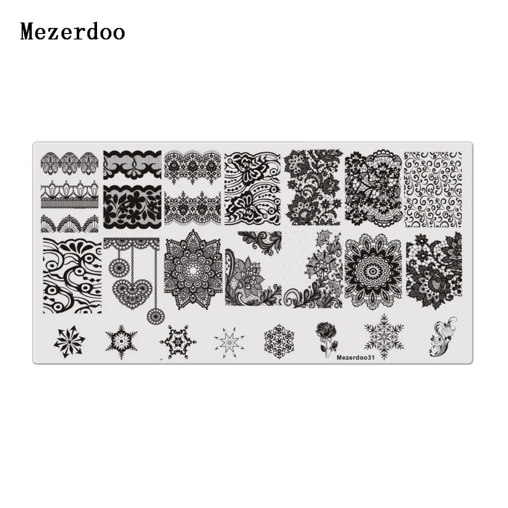 Винтажные шаблоны с кружевом и цветочным рисунком штамповка стандартный шаблон