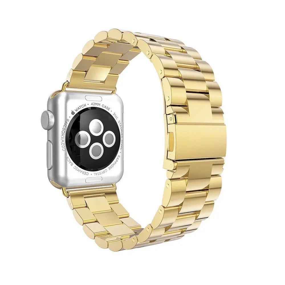 Ремешок для спортивных часов для Apple Watch Band 38 мм 42 мм 40 мм 44 ремешок для часов, мм браслет для iwatch 4 3 2 1 браслет из нержавеющей стали
