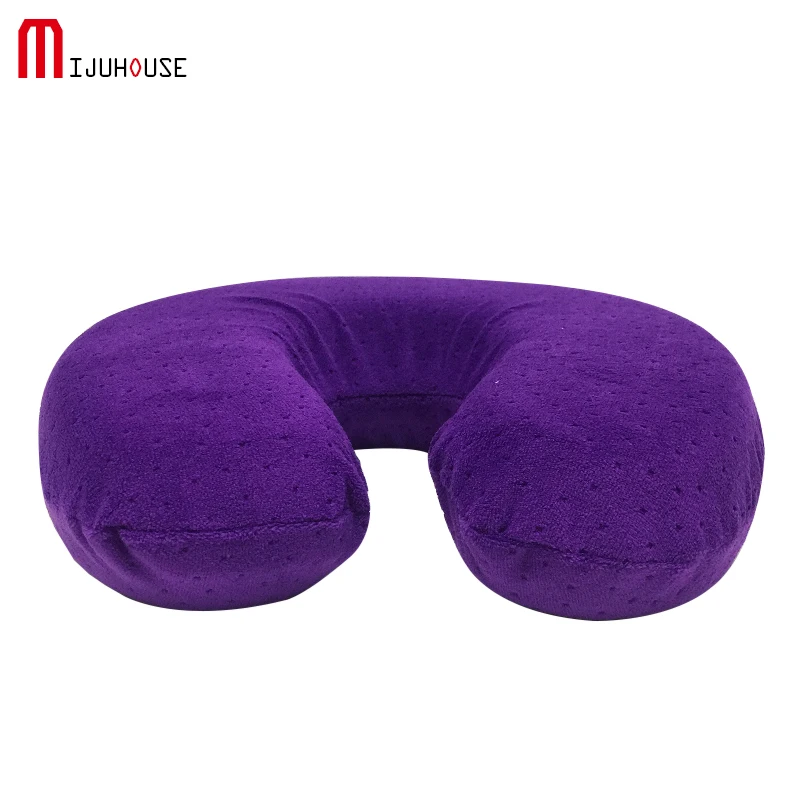 Надувание/пены памяти u образная подушка для путешествий шеи Защита Подушка