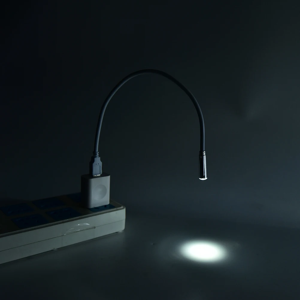 Миниатюрная Светодиодная гибкая лампа с USB для чтения книг ноутбуков ПК