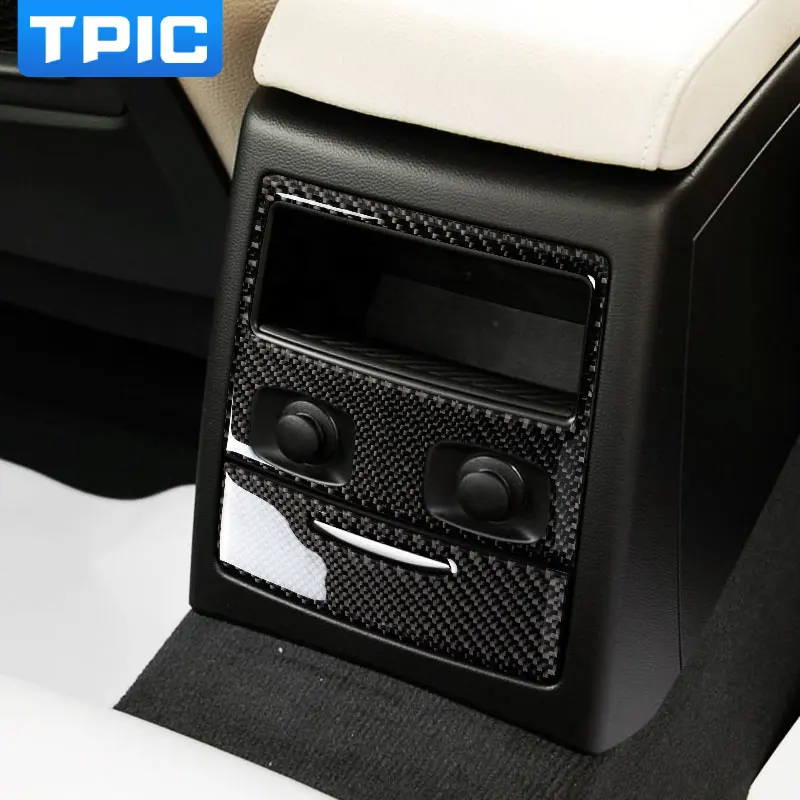 Автомобильный Кондиционер из углеродного волокна выходная панель рамка отделка