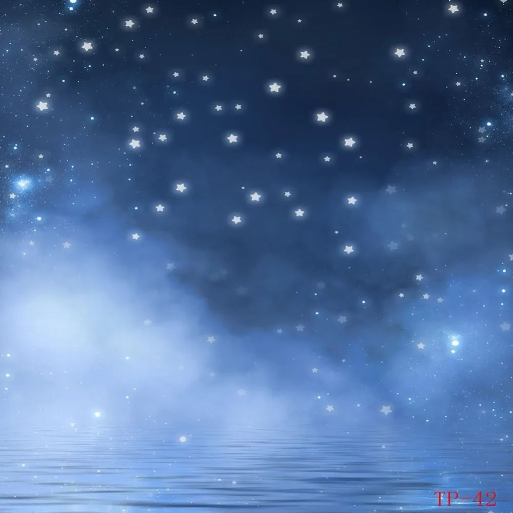 Capisco фотографический фон Космос синие звезды Сияющие Фото фоны для продажи