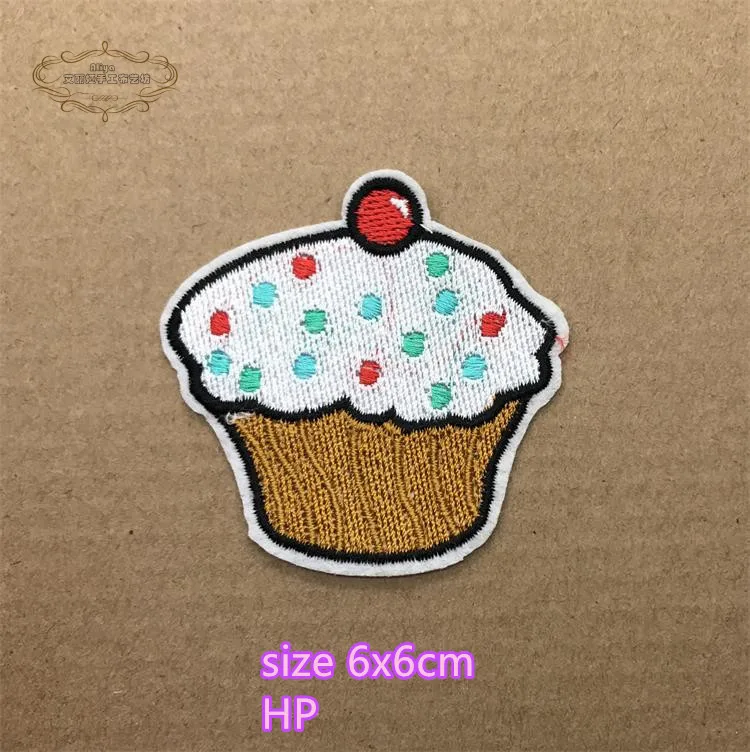 1 шт. кексы бананов сока Конфета аппликация-вышивка ткань аксессуары для сумочки