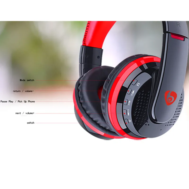 Беспроводные наушники TOPROAD Bluetooh беспроводная гарнитура HD стерео с микрофоном