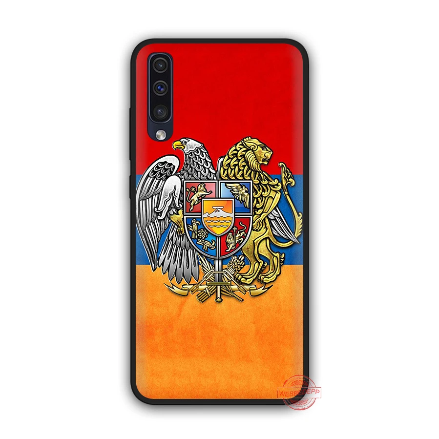2 WEBBEDEPP Армения Флаг России герб мягкий чехол для телефона для samsung A50s A40s A30s A20s A10s A60 A70 M10 M20 M30 M40 чехол s - Цвет: 2