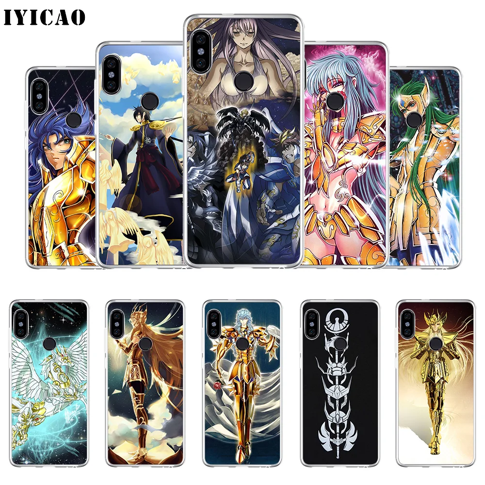 IYICAO Saint Seiya Мягкий силиконовый чехол для телефона Xiaomi Mi 9 8 SE 6 A1 A2 Lite F1 MIX2S MIX3 TPU