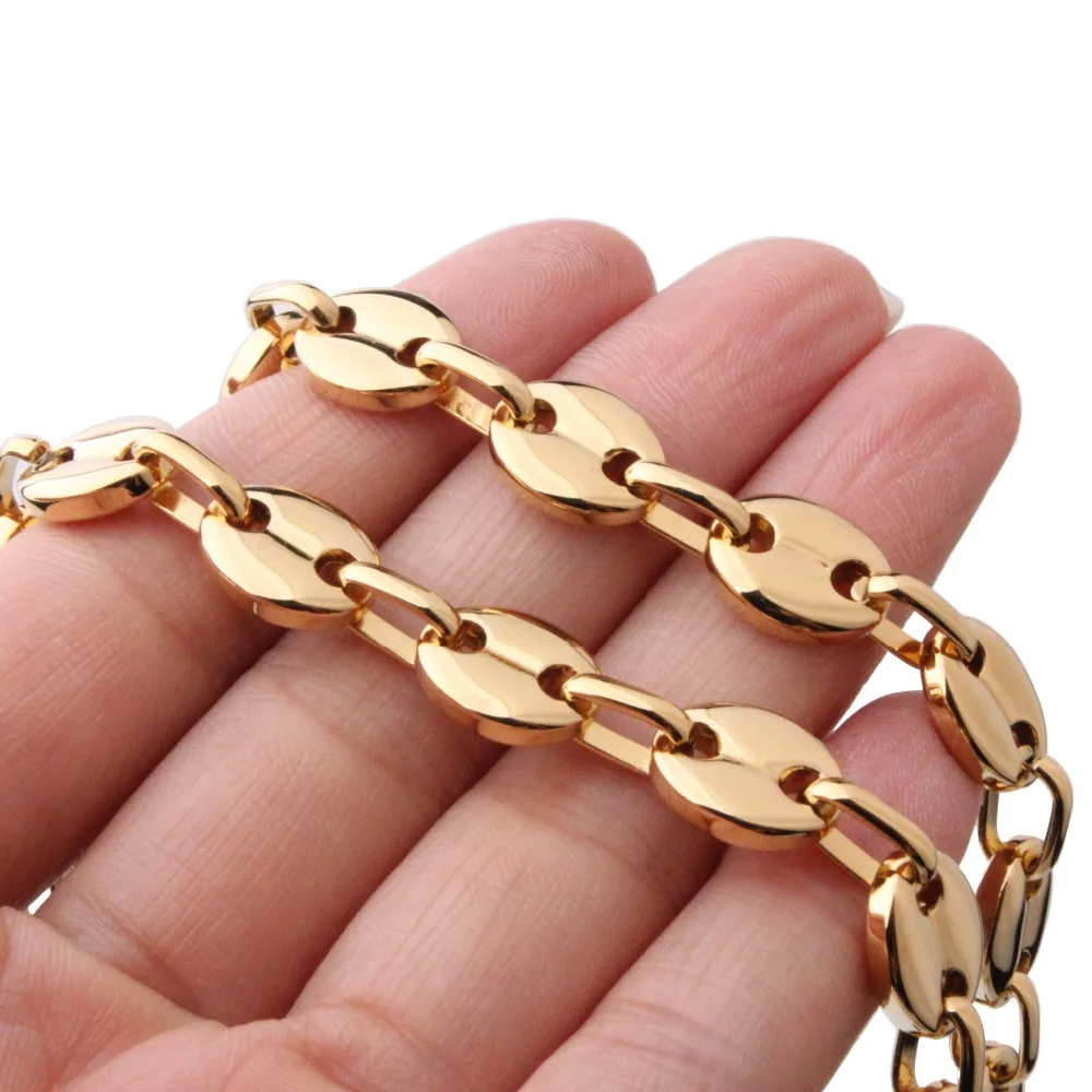 Цепочка мужская круглая из нержавеющей стали 7/9/11 мм|fashion jewelry|jewelry fashionnecklace boy |
