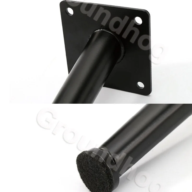 Мебельные ножки 200 мм 4 шт. конические черного цвета для мебели дивана шкафа кофе чая барного стула|Мебельные