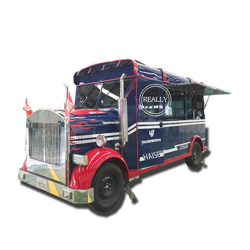 Электрический грузовик для фаст фуда Мобильная тележка еды трейлер торговая хот