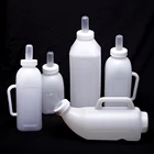 Бутылки для молока с икрами, бутылки с козьим молоком, стаканы для молока, вертикальные и горизонтальные пластиковые бутылки 1L2L 3L, силиконовые бутылки с изображением животных, коров, крупного рогатого скота