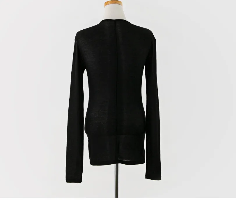Shintimes Poleras De Mujer Moda тонкая Сексуальная футболка с длинным рукавом женская футболка Camiseta Feminina футболка Femme