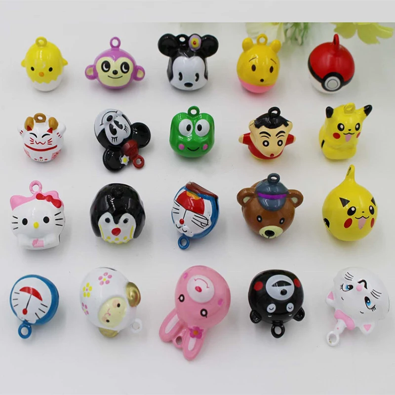 Несколько видов подвесок с колокольчиком из мультфильма ювелирные изделия