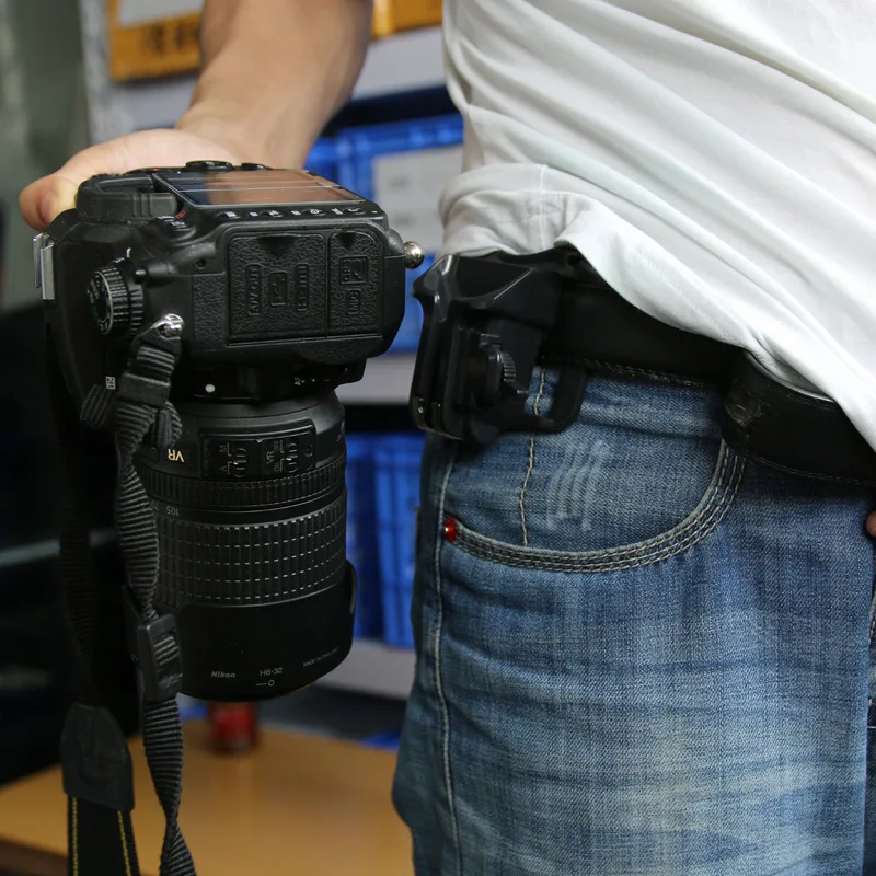 Быстросъемный зажим для камеры крепление поясной ремень застежка Nikon D750 D800 D600 D5500