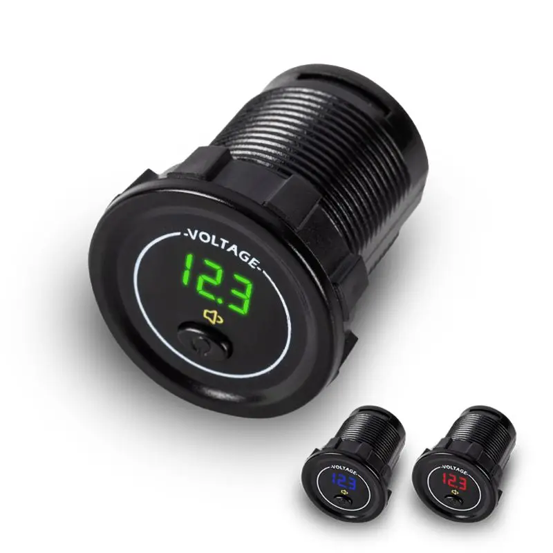 2019 водонепроницаемый Вольтметр для мотоцикла лодки автомобиля постоянного тока