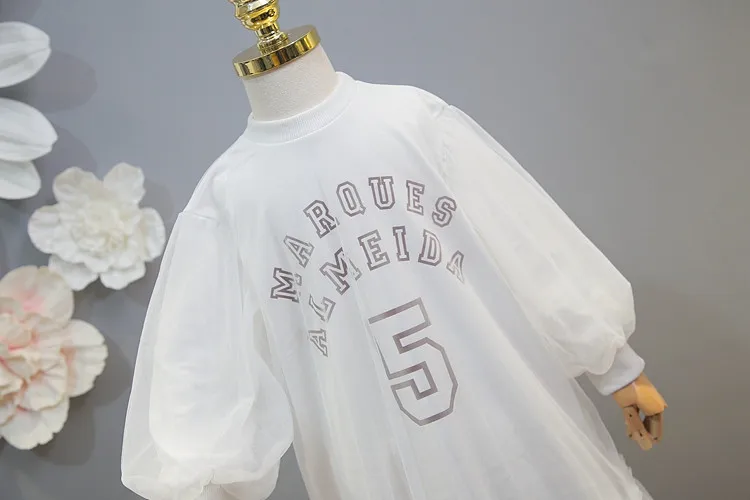 Детская одежда для девочек сезон весна Новинка 2019 года модное платье принцессы в