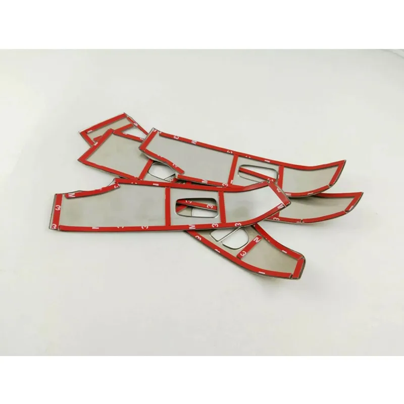 car styling body stick ABS chrome door Window glass panel bowl handle frame trim 4pcs for Hyundai Solaris Accent