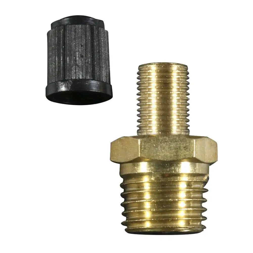 2 шт. 1/4 &quotNPT МРТ Стандартный нитки латунь зубная щетка с двумя головками клапан