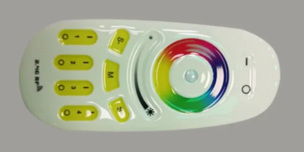 RGB постоянной Напряжение 2.4 г РФ LED контроллер для DC 12 В 24 В светодиодные полосы света светодиодные лампы дистанционного или WI-FI управления цвет и яркость