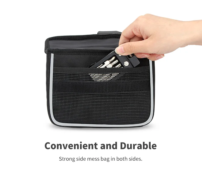 Новинка 2018 велосипедные сумки с сенсорным экраном водонепроницаемая рама для