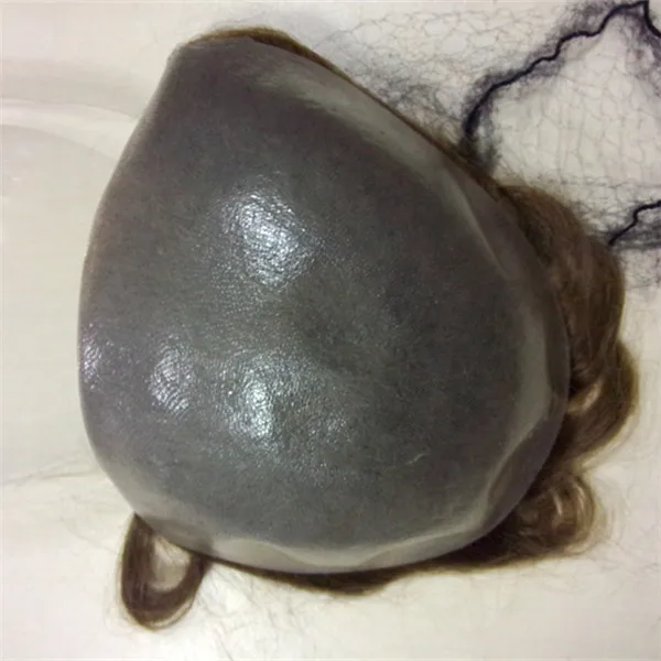 Новая система для волос с Полный парик из тонкой кожи Опти накладки