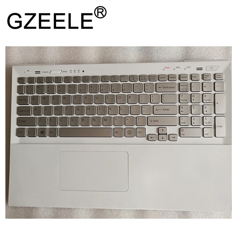 GZEELE Новинка для sony vaio SVS15 SV S15 SVS151100C SVS15118ECB SVS15118ECW Упор рук верхняя крышка