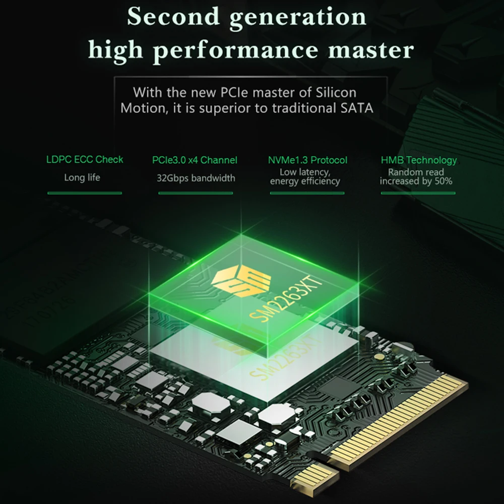 MAXSUN ssd M2 Мститель m.2 SSD M.2 2280 3D NAND Flash SMI 2263XT Внутренние твердотельные накопители для