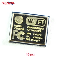 10 pcs rcmall esp8266 serial wireless wifi module transceiver 2 4g 25dbm 802 11bgn esp 06 fz121610