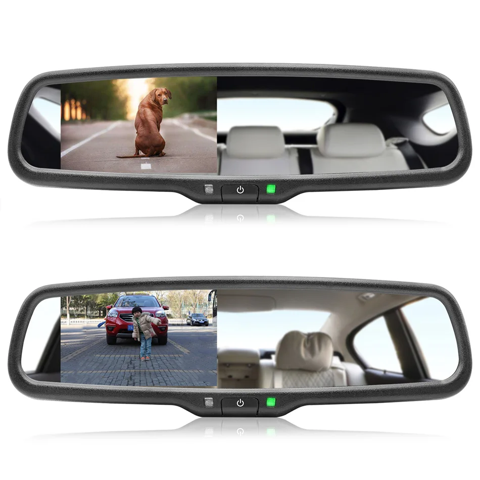 AUTONET 4 3 &quotTFT lcd цветной автомобильный монитор заднего зеркала вида со специальным