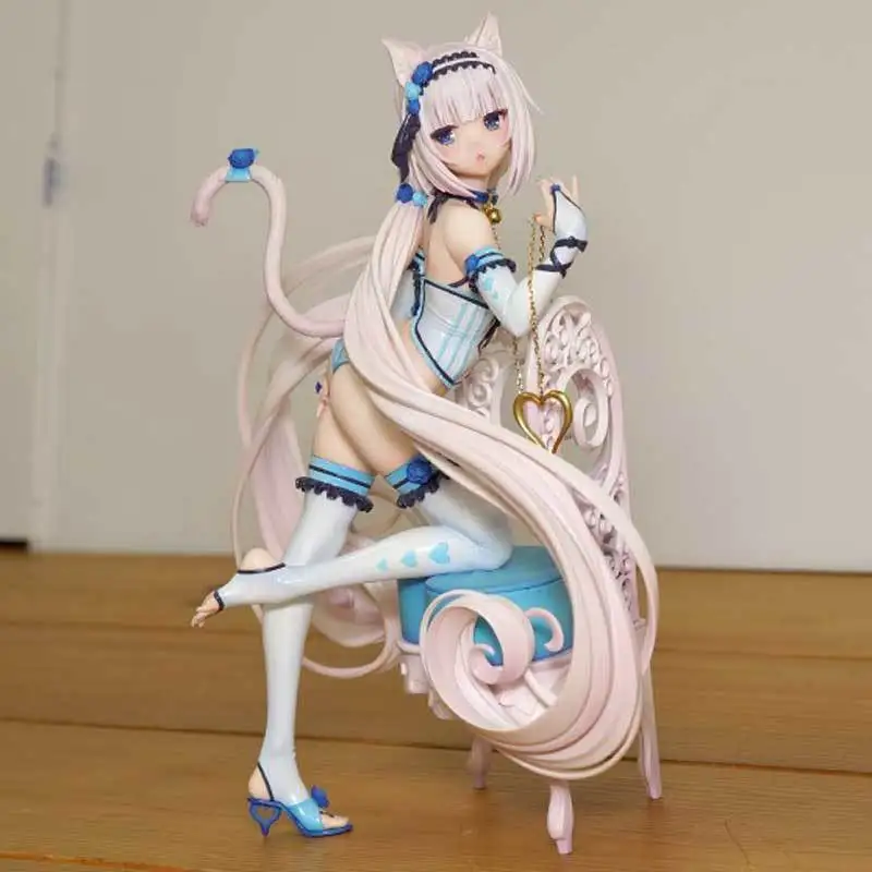 nent Blue Nekopara Chocola& Vanilla 1/7 Масштаб ПВХ фигурка сексуальные аниме фигурки аниме фигурка модель игрушки 24 см