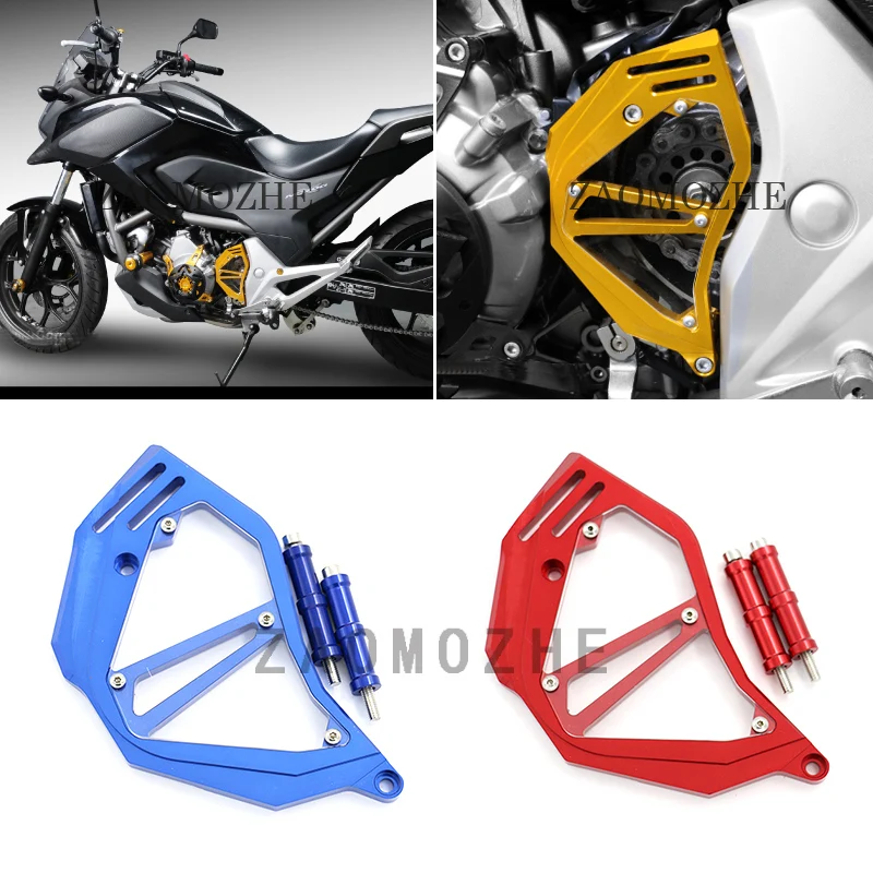 

For Honda NC700X NC700S NC750X Chain Guard NC750S 2012 2013 2014 2015 2016 Front Sprocket Cover Protector 6061-T6 Aluminum Alloy