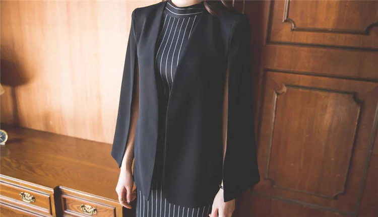 Женский пиджак с длинным рукавом элегантный для офиса | Женская одежда