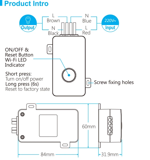 Broadlink SC1 Smart Switch WiFi APP 2 4 GHz блок управления синхронизацией Draadloze Afstandsbediening 2500 Вт