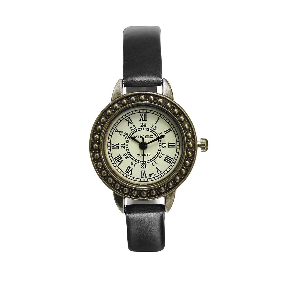 Reloj mujer, модные женские Ретро часы с изящным ремешком, кварцевые наручные часы, римские цифры, циферблат, подарок, женские часы, relogio feminino
