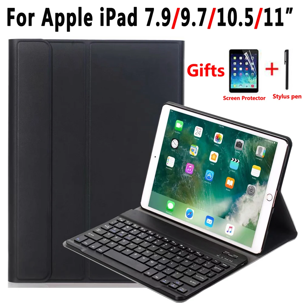 Чехол для клавиатуры iPad 9 7 2018 2017 6th 5th Generation Pro 10 5 11 Air 1 2 3 3rd 2019 Mini 4 Case Keyboard Capa|Чехлы