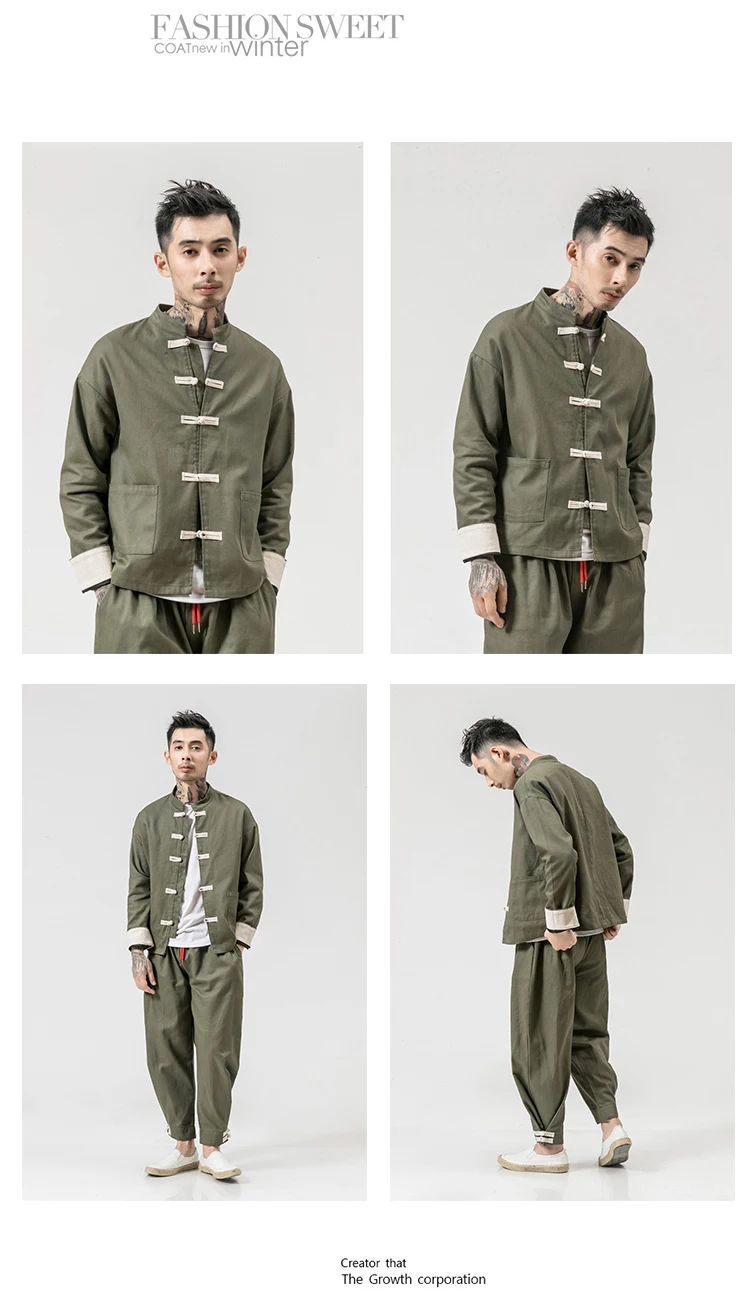Sinicism Store Мужская ветровка, мужская повседневная черная однотонная куртка-бомбер с карманами, Мужская Ретро модная куртка на пуговицах в стиле Харадзюку