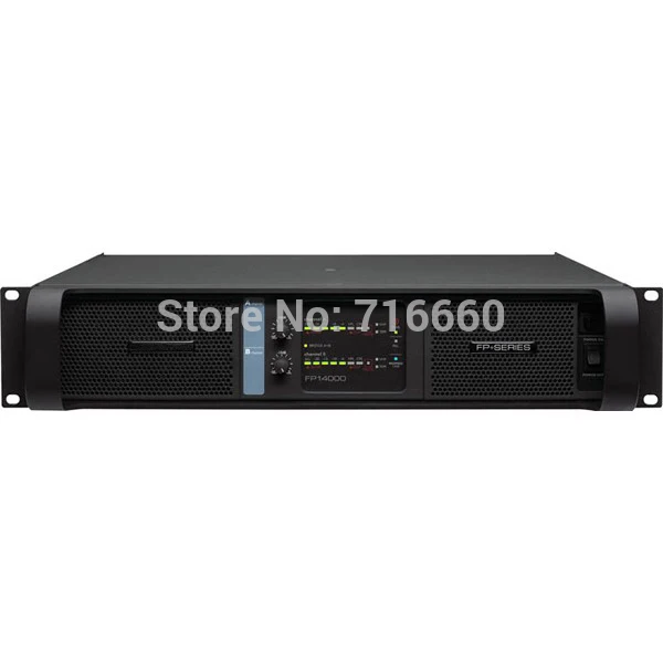 Высокое качество FP14000 усилитель SMPS линейный на 2x235 0 Вт/8ohm RMS Выходная с бананом