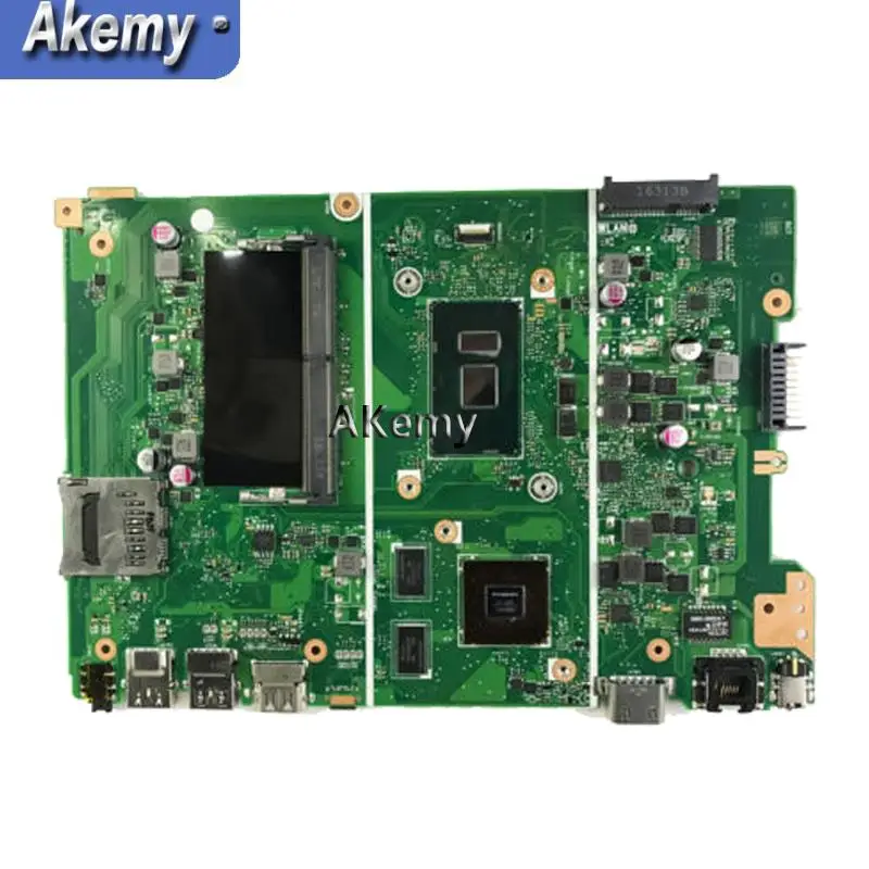 Amazoon X441UV материнская плата с 4G RAM i7 7500 для For Asus X441U F441U A441U X441URLaptop Тест 100%